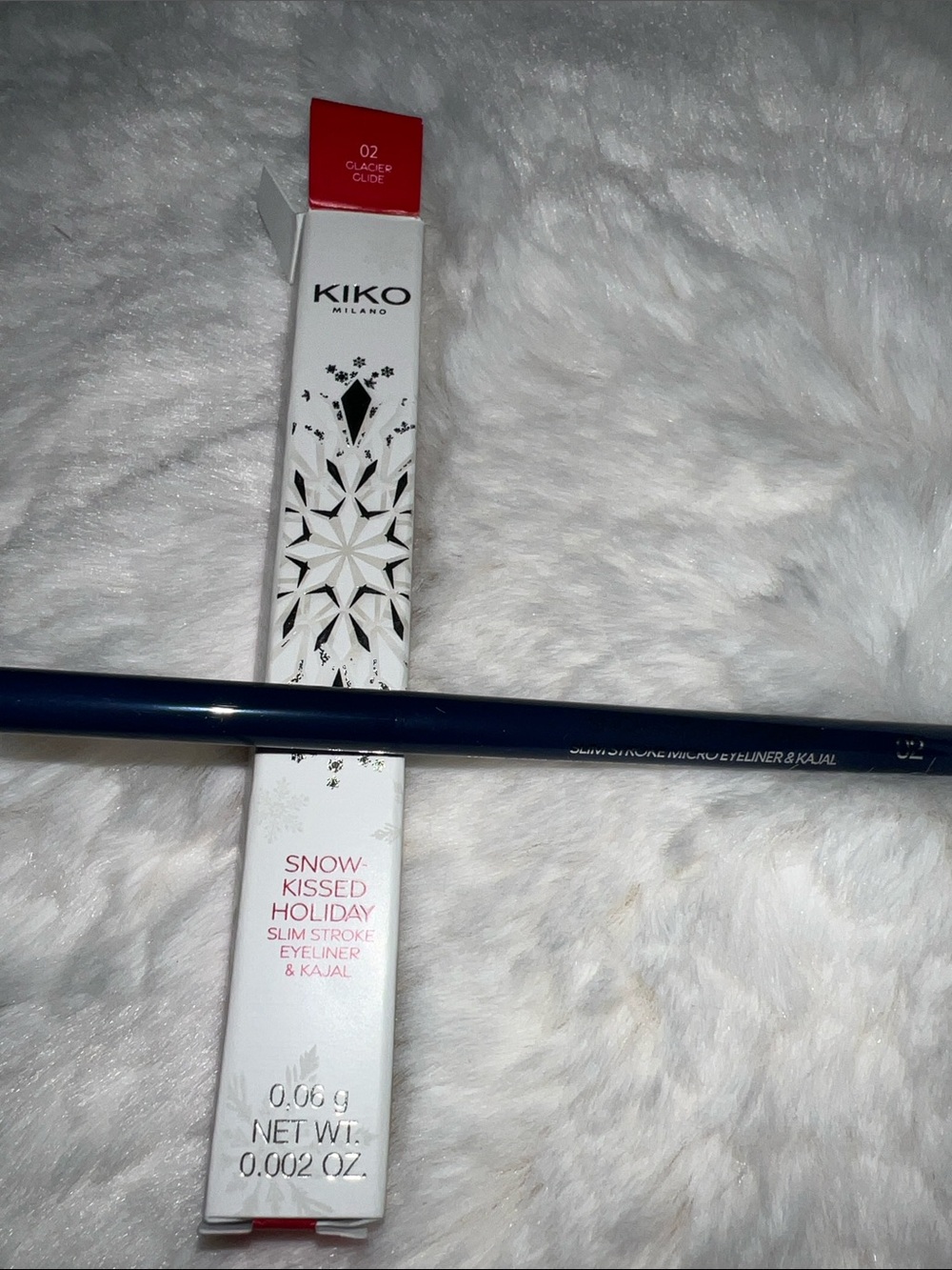 Kiko Milano Snow-Kissed Holiday Slim Stroke Eyeliner & Kajal - 02 Glacier Glide